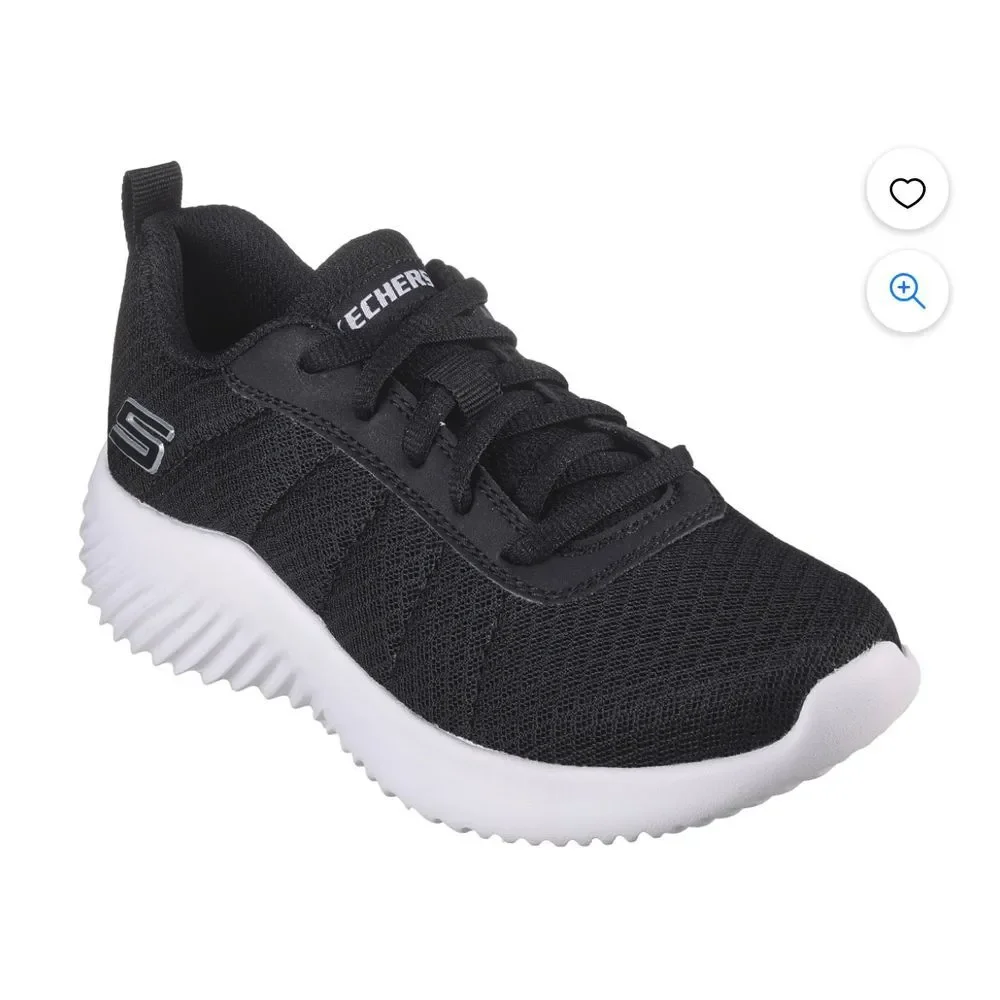 NEW Skechers Boys Bounder Karonik Athletic Sneaker Washable Black size 2 - Picture 6 of 8